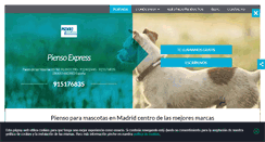 Desktop Screenshot of piensoexpressmascotamadrid.com